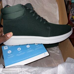 Clarks Dark Green Ankle Boots
